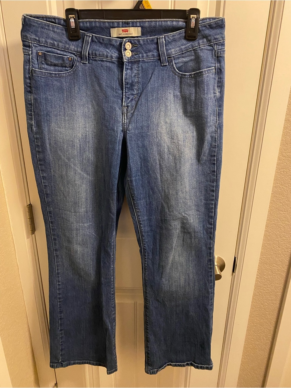 Levis Jeans 12 M 526 Slender Boot Cut Stretch Blue Denim 12M Bootcut 2012